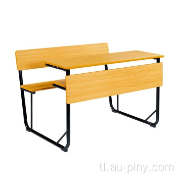 Pangunahing Double School Benches at Desks.